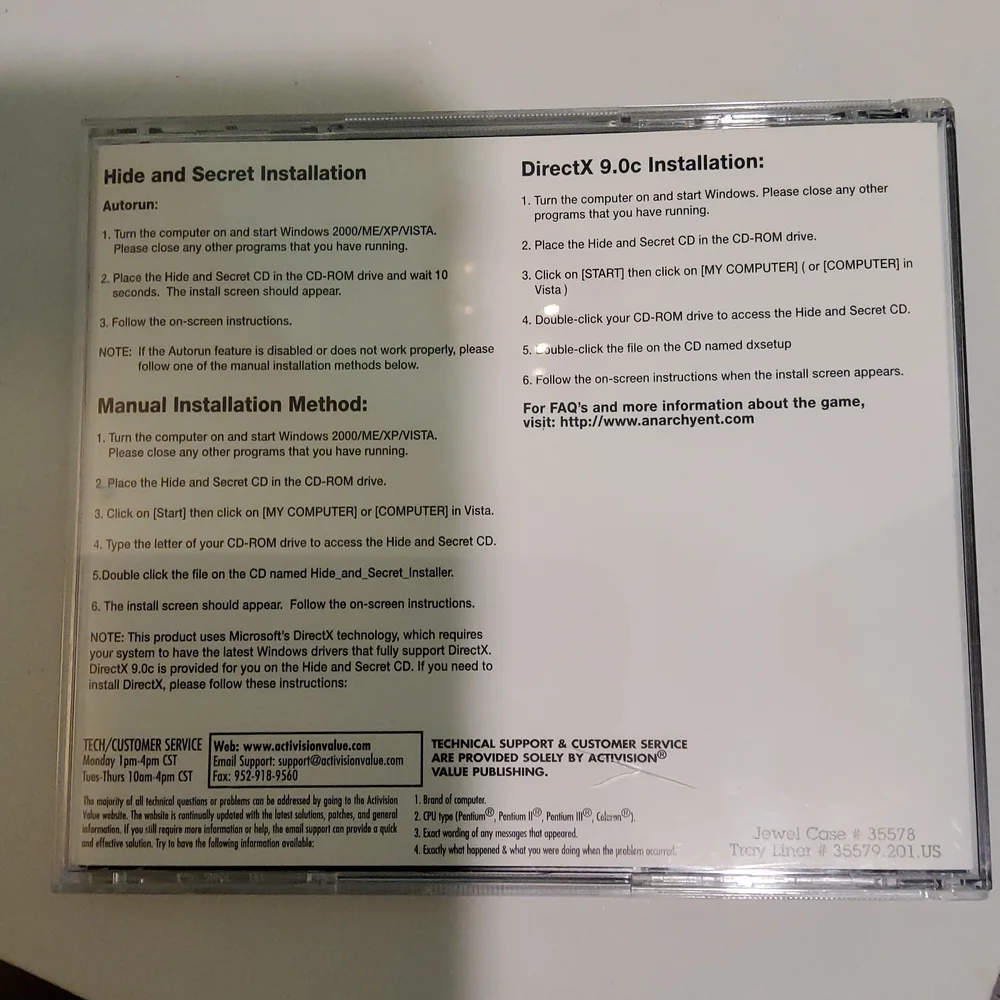 Mega Collection 6 Games w/ Xtra Disc
